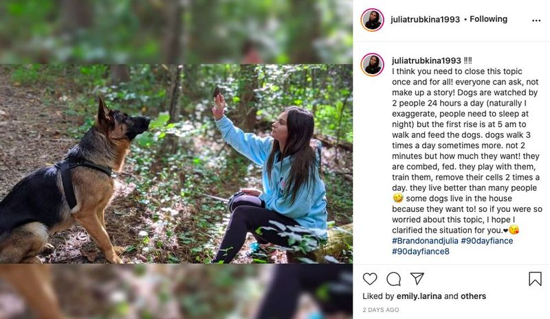 Peminat Tunang 90 Hari Memanggil Ibu Bapa Brandon Pendera Haiwan, Julia Bangkit Dalam Pembelaan Mereka