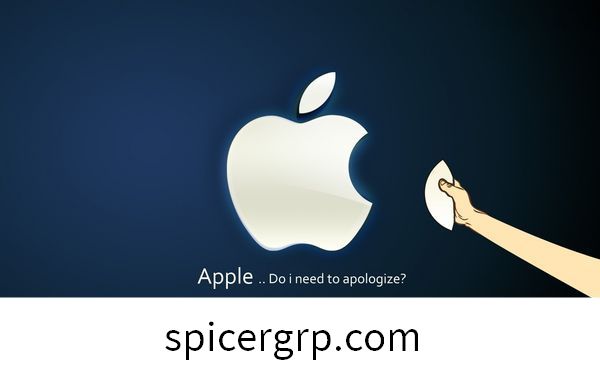 Apple..He de demanar disculpes?