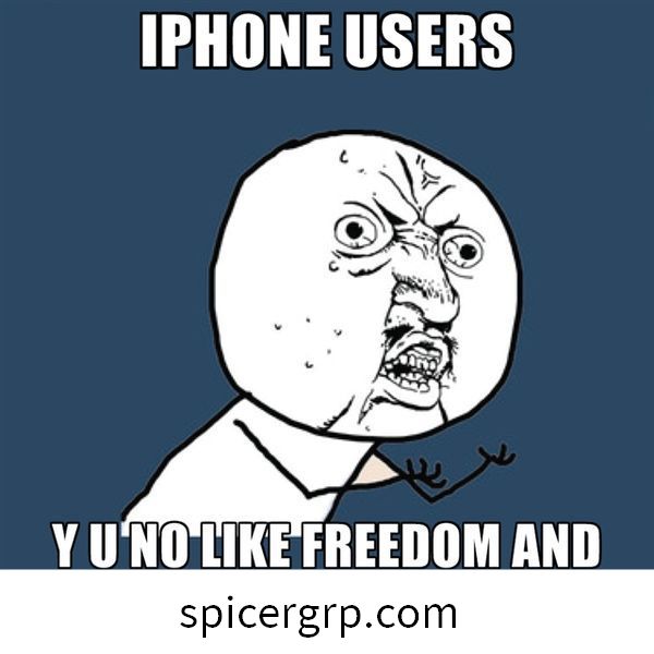 Els usuaris d’iPhone no us agraden la llibertat i les opcions