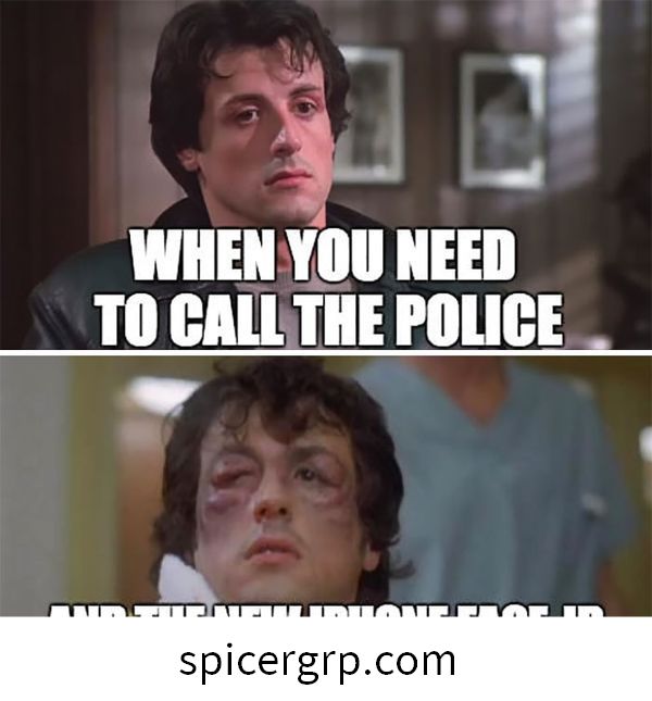 Ko morate poklicati policijo in vas novi iphone face-id ne prepozna