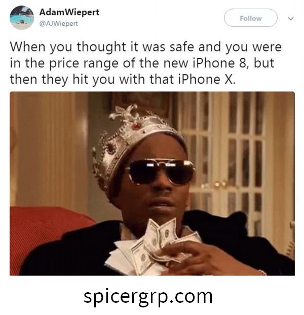 Ko ste mislili, da je varno in ste bili v cenovnem razponu novega iphone 8