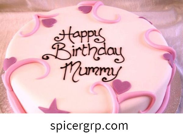 Photo de gâteau maman joyeux anniversaire