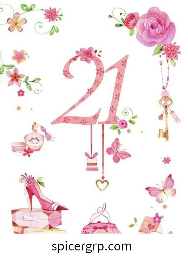 Feliz cumpleaños número 21 Imágenes encantadoras para ella