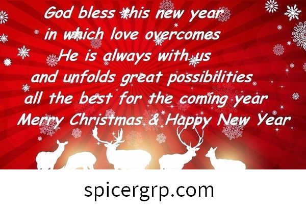 Fotos de feliz ano novo para obter a bênção cristã 4