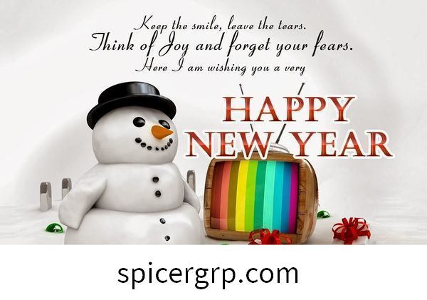 Gambar dengan Ucapan Selamat Tahun Baru untuk Facebook 1