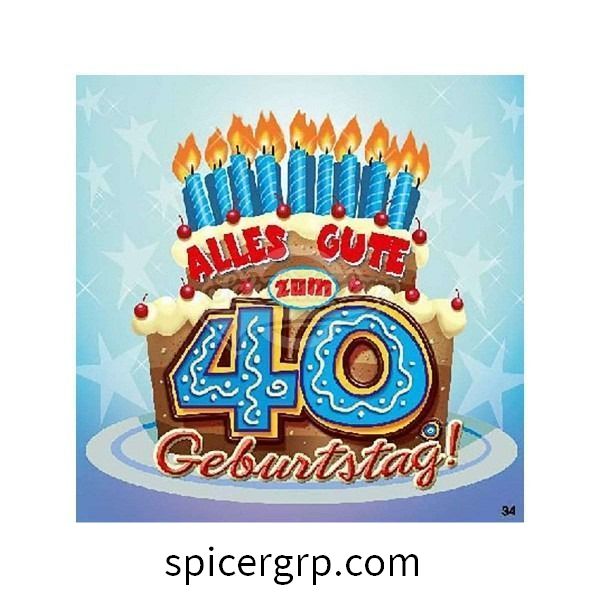 Images «Joyeux 40e anniversaire» gratuites 2