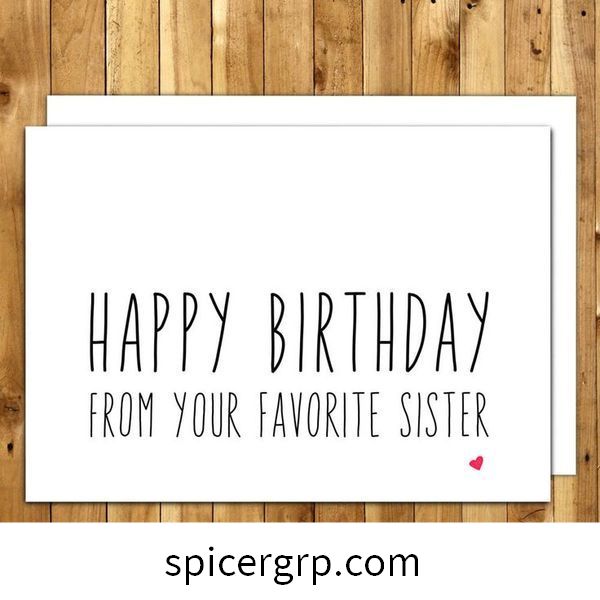 Cartes de joyeux anniversaire incroyables pour les mèmes soeur