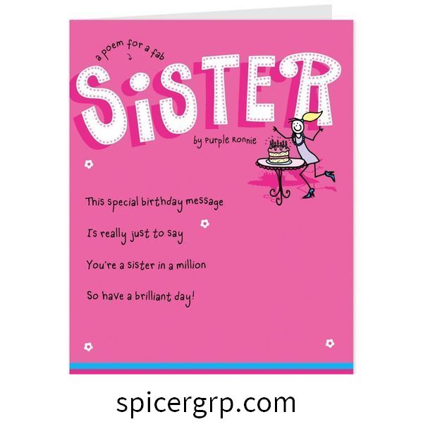 Nevjerojatno cool rođendanske želje za sestru smiješne