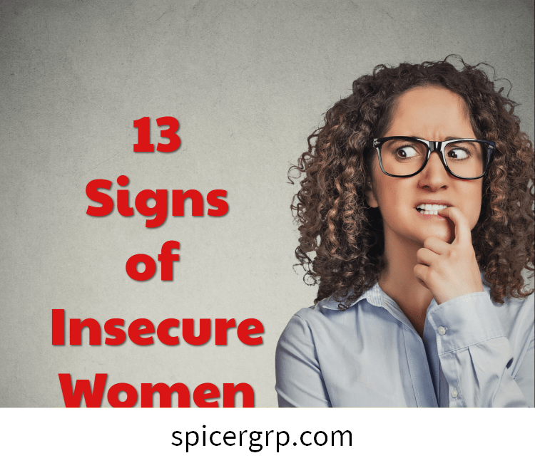 13 tecken på osäkra kvinnor