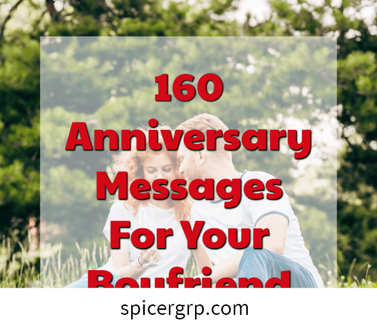 160 sporočil o sladki obletnici za vašega fanta