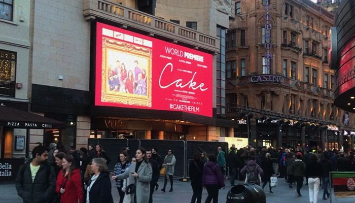 'Cake' blir den första pakistanska filmen som har premiär på Londons Leicester Square