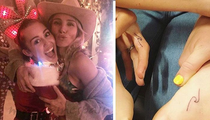 Elsa Pataky todavía atesora el tatuaje a juego que se hizo con Miley Cyrus