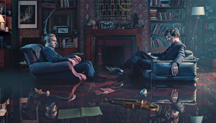 Martin Freeman amb ell i Benedict Cumberbatch repetint els papers de 'Sherlock'.