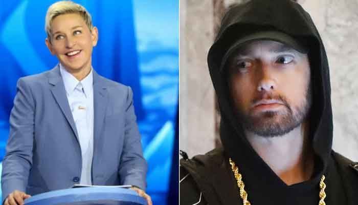 Eminem acha que ele e Ellen DeGeneres são 'melhores amigos'