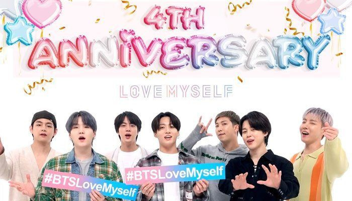 BTS vydáva správu k 4. výročiu kampane „Love Myself“.