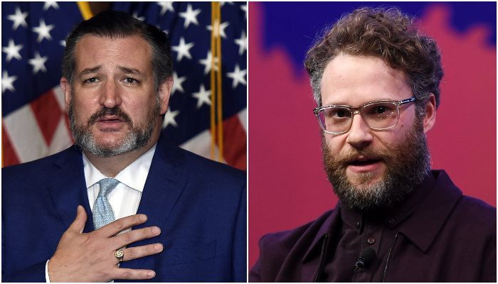 Izvlečena bodala: Seth Rogen in Ted Cruz si več dni izmenjujeta bode na Twitterju
