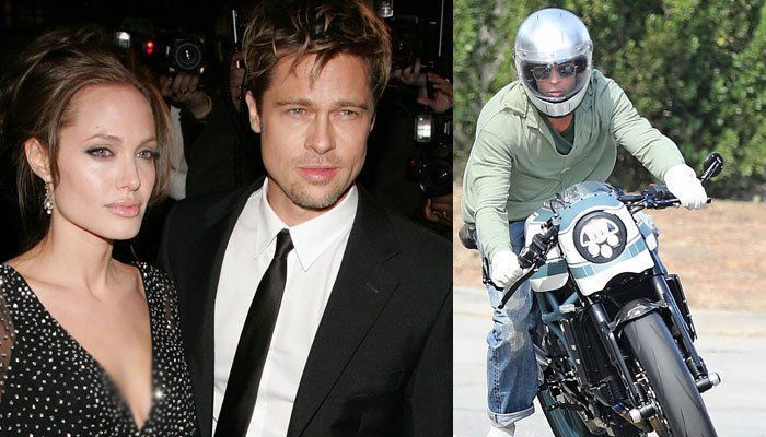 Brad Pitt aperçu en train de quitter la maison de son ex-femme Angelina Jolie à Los Angeles