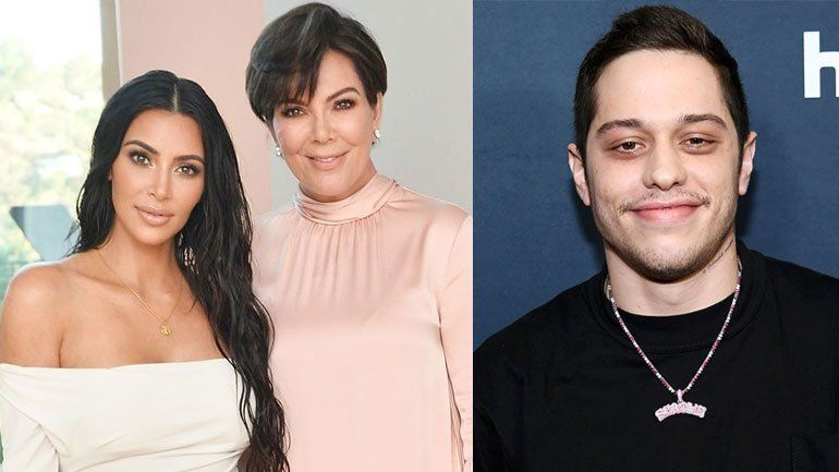 Os fãs de Kim Kardashian acham que Kris Jenner cria seu romance com Pete Davidson