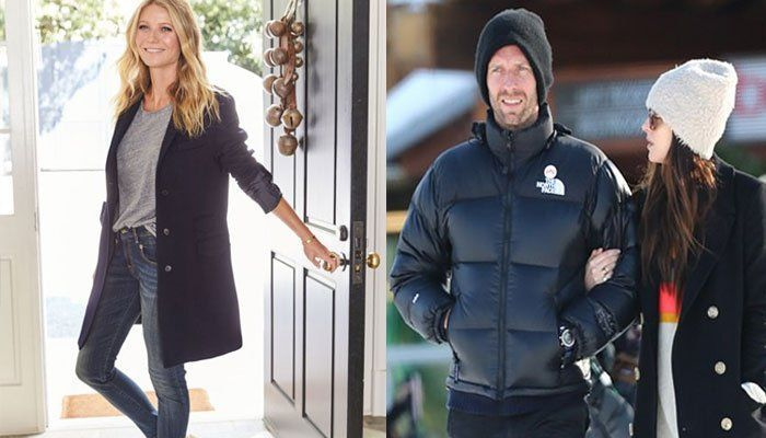Gwyneth Paltrow går med exmaken Chris Martin, Dakota Johnson på en privat skidresa