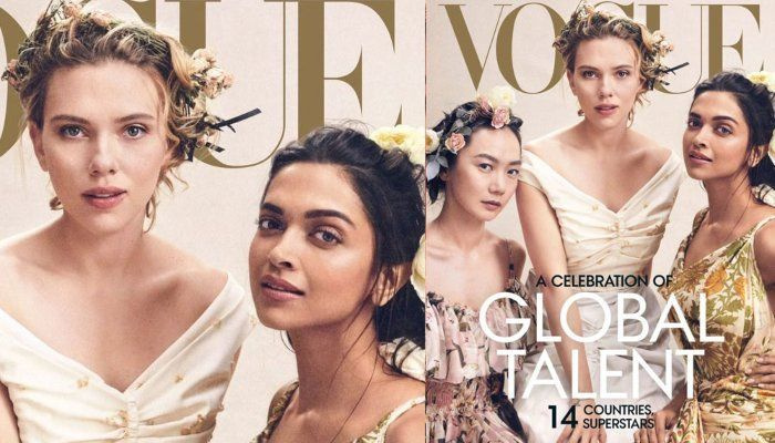 Vogue criticada por convertir a Deepika Padukone en un accesorio para Scarlett Johansson