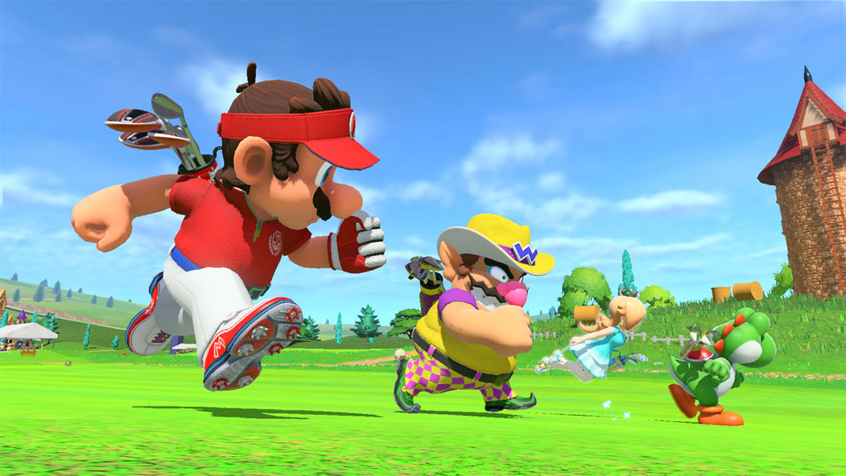 Lagt til en stor oppdatering til Mario Golf: Super Rush
