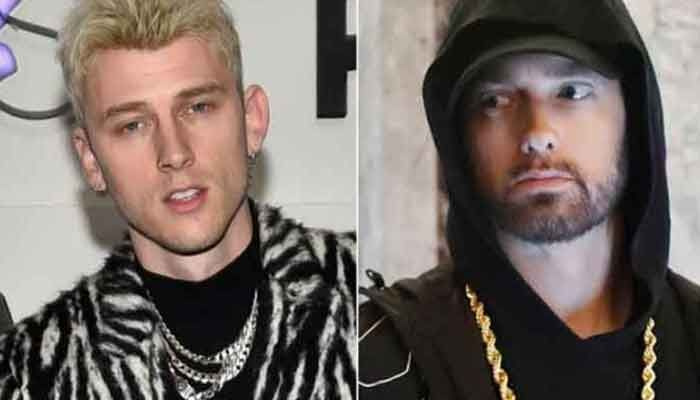 Eminemove texty Gnat, tweety MGK stavajú fanúšikov rapperov proti sebe