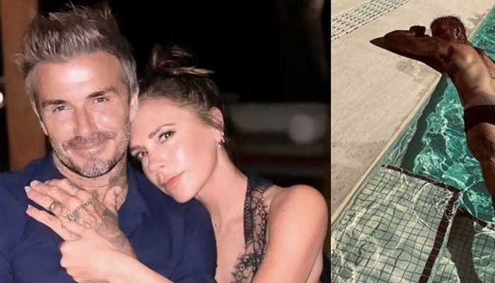 Victoria Beckham partage un cliché coquin de son mari David pour envoyer les fans dans la frénésie