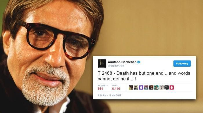 Amitabh Bachchan betuigt verdriet over de dood van Aishwarya's vader