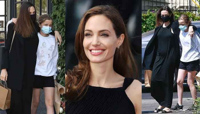Angelina Jolie wygląda elegancko, gdy robi pełen miłości pokaz z córką Vivienne