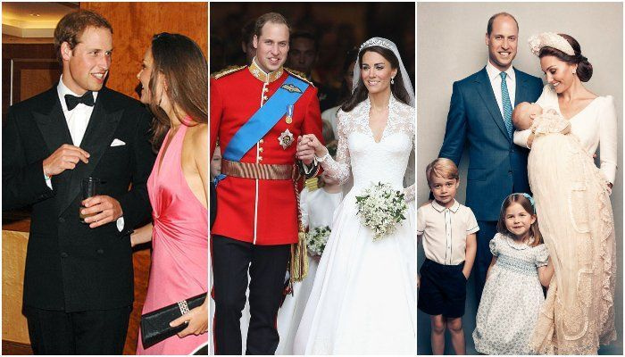 Un breve resumen de la historia romántica de Kate Middleton y el príncipe William