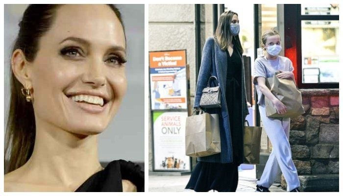 Angelina Jolie es veu impressionant durant una carrera de queviures amb Vivienne
