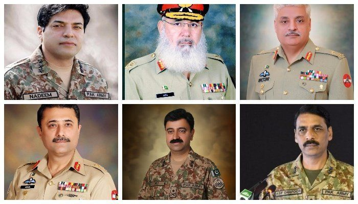 6 Pakistani armee kindralmajorit ülendati kindralleitnandiks