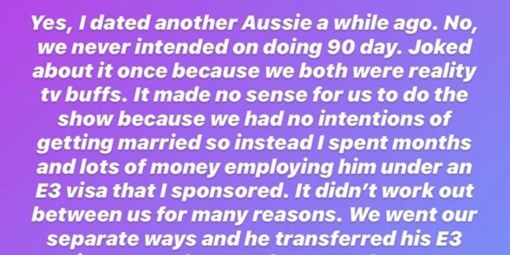 90-dňový snúbenec: Stephanie bola vo vzťahu s Austrálčanom, sponzorovala jeho E3 víza