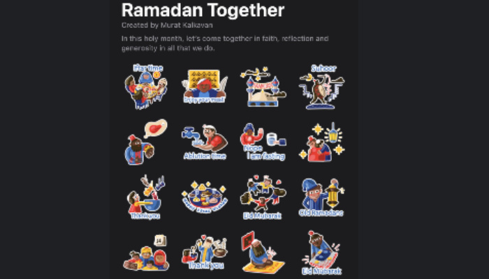 „Ramadán spolu“: WhatsApp predstavuje nový balík nálepiek