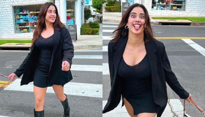 Janhvi Kapoor se ve linda mientras camina por las calles de Los Ángeles, mira las fotos