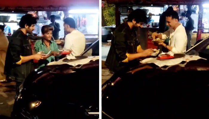 Kartik Aaryan si ferma in un furgone lungo la strada per godersi lo street food, il video diventa virale