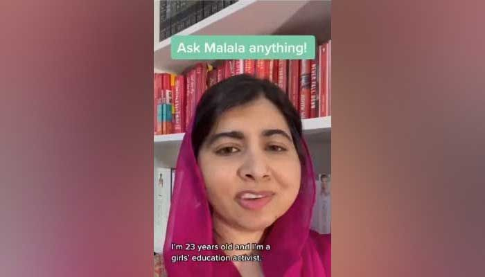 Malala s'uneix a Tiktok i demana a la gent que faci una donació al seu fons educatiu